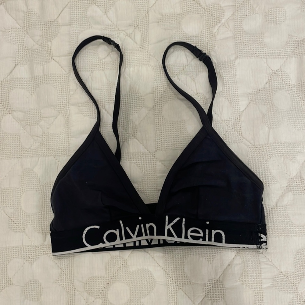 Calvin Klein Black Triangle Bralette